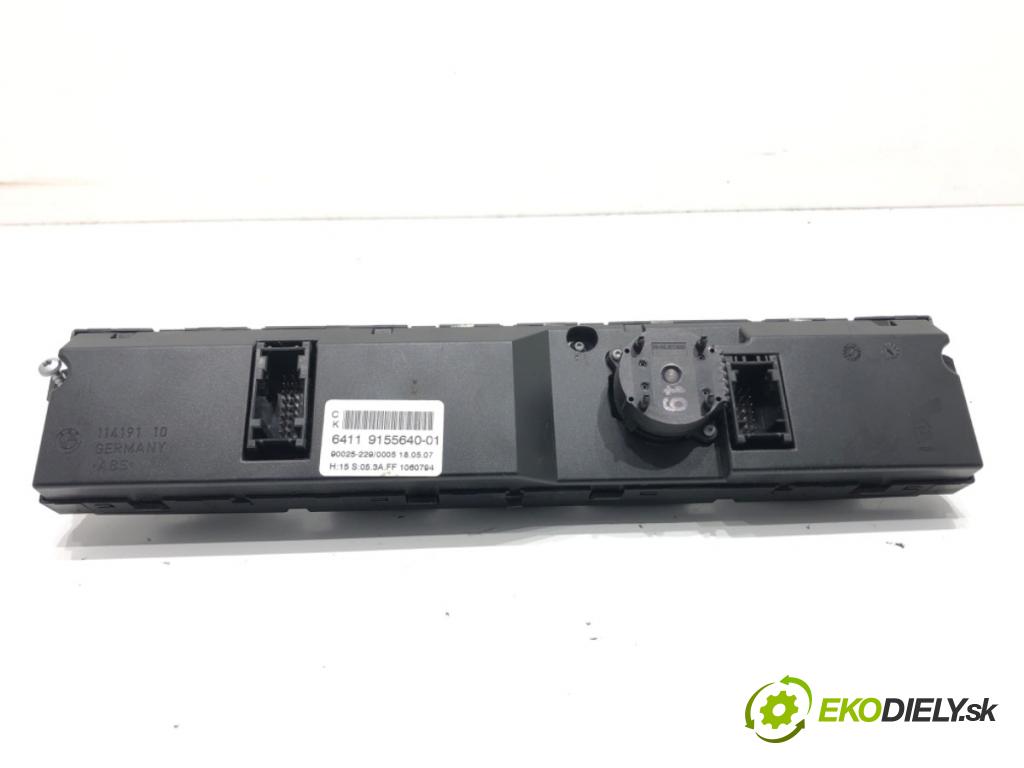 BMW 5 Touring (E61) 2004 - 2010    525 d 145 kW [197 KM] olej napędowy 2007 - 2010  Panel ovládania kúrenia 9155640 (Prepínač/spínač/tlačidlo a ovládač kúrenia)