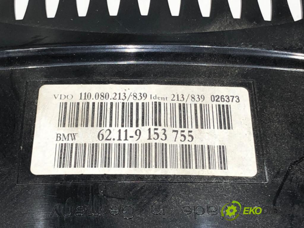 BMW 5 Touring (E61) 2004 - 2010    525 d 145 kW [197 KM] olej napędowy 2007 - 2010  Prístrojovka 9153755 (Prístrojová doska, displej)