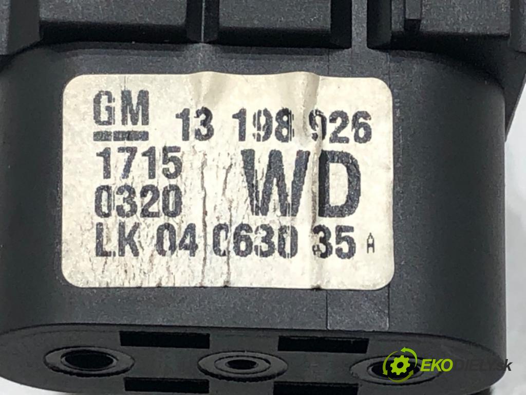 OPEL ASTRA H Kombi (A04) 2004 - 2014    1.7 CDTI (L35) 74 kW [101 KM] olej napędowy 2004 - 2010  spínač světel 13198926