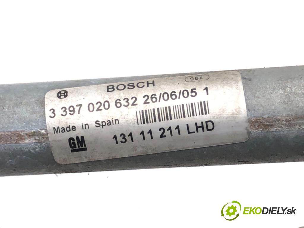 OPEL ASTRA H Kombi (A04) 2004 - 2014    1.7 CDTI (L35) 74 kW [101 KM] olej napędowy 2004 - 2010  Mechanizmus stieračov predný 13111211 (Motorček stieračov predné)