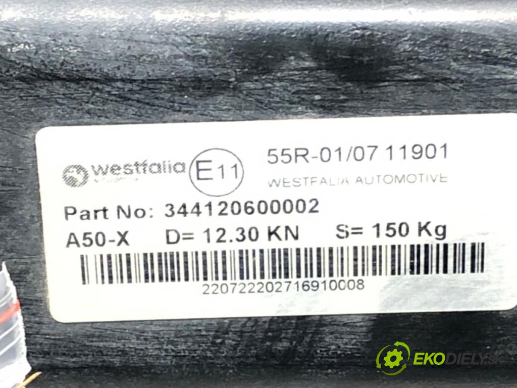 SKODA KODIAQ (NS7, NV7, NS6) 2016 - 2022    2.0 TSI 4x4 140 kW [190 KM] benzyna 2019 - 2022  Hák tažné zařízení 344120600002 (Tažná zařízení)