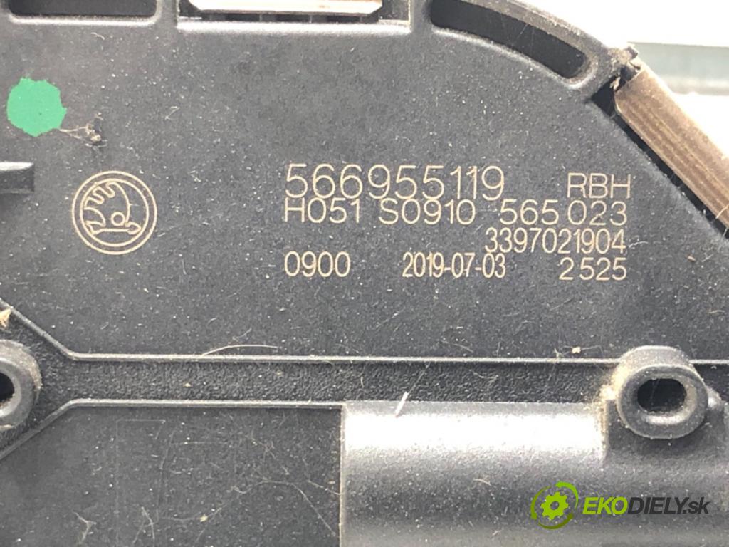 SKODA KODIAQ (NS7, NV7, NS6) 2016 - 2022    2.0 TSI 4x4 140 kW [190 KM] benzyna 2019 - 2022  Mechanizmus stieračov predný 566955119 (Motorček stieračov predné)
