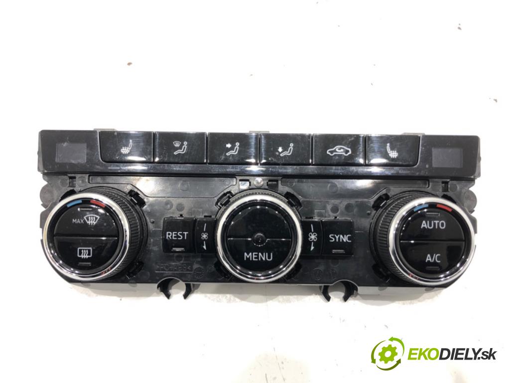 SKODA KODIAQ (NS7, NV7, NS6) 2016 - 2022    2.0 TSI 4x4 140 kW [190 KM] benzyna 2019 - 2022  Panel ovládania kúrenia 565907044BQ (Prepínač/spínač/tlačidlo a ovládač kúrenia)