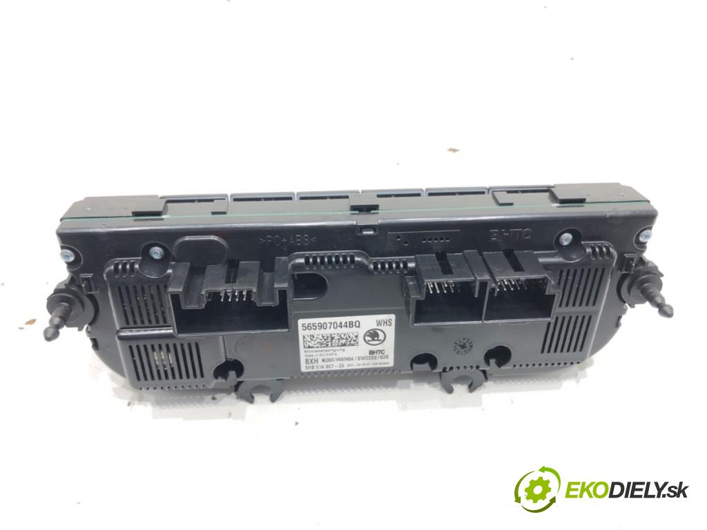 SKODA KODIAQ (NS7, NV7, NS6) 2016 - 2022    2.0 TSI 4x4 140 kW [190 KM] benzyna 2019 - 2022  Panel ovládania kúrenia 565907044BQ (Prepínač/spínač/tlačidlo a ovládač kúrenia)