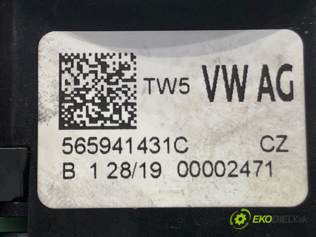 SKODA KODIAQ (NS7, NV7, NS6) 2016 - 2022    2.0 TSI 4x4 140 kW [190 KM] benzyna 2019 - 2022  Spínač svetiel 565941431C