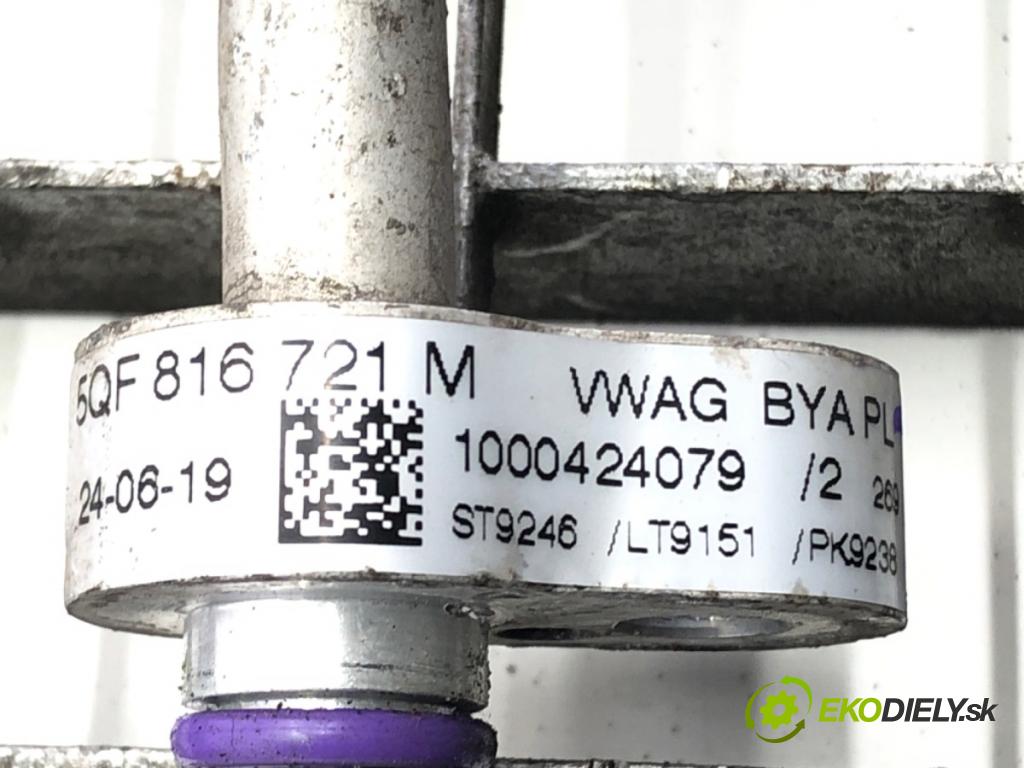 SKODA KODIAQ (NS7, NV7, NS6) 2016 - 2022    2.0 TSI 4x4 140 kW [190 KM] benzyna 2019 - 2022  rúrka klimatizácie 5QF816721M (Rúrka klimatizácie)