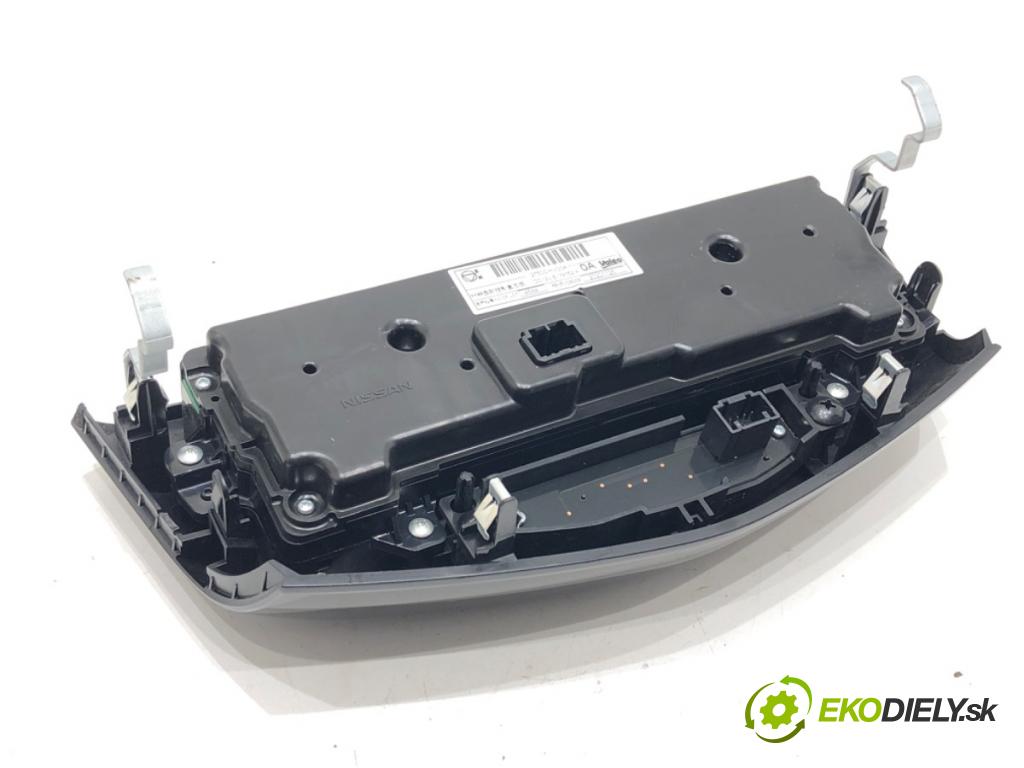 NISSAN QASHQAI II SUV (J11, J11_) 2013 - 2022    1.3 DIG-T 103 kW [140 KM] benzyna 2018 - 2022  Panel ovládania kúrenia 27500-HV00A (Prepínač/spínač/tlačidlo a ovládač kúrenia)