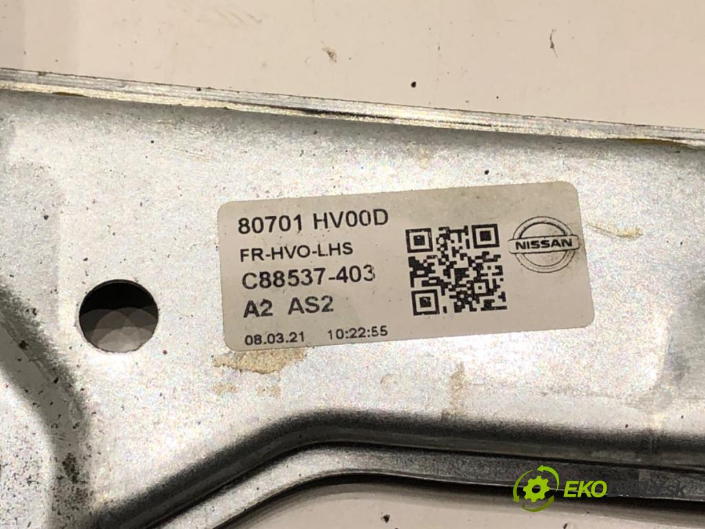 NISSAN QASHQAI II SUV (J11, J11_) 2013 - 2022    1.3 DIG-T 103 kW [140 KM] benzyna 2018 - 2022  mechanismus okna levý přední část 80701 HVOOD