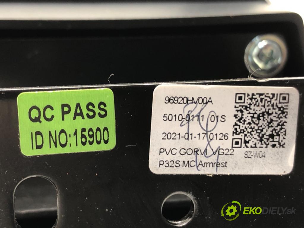NISSAN QASHQAI II SUV (J11, J11_) 2013 - 2022    1.3 DIG-T 103 kW [140 KM] benzyna 2018 - 2022  Lakťová opierka 96920HV00A (Lakťová opierka)