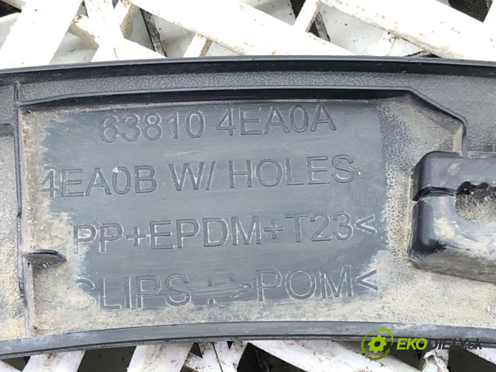 NISSAN QASHQAI II SUV (J11, J11_) 2013 - 2022    1.3 DIG-T 103 kW [140 KM] benzyna 2018 - 2022  lišta blatníka přední část pravá 638104EA0A