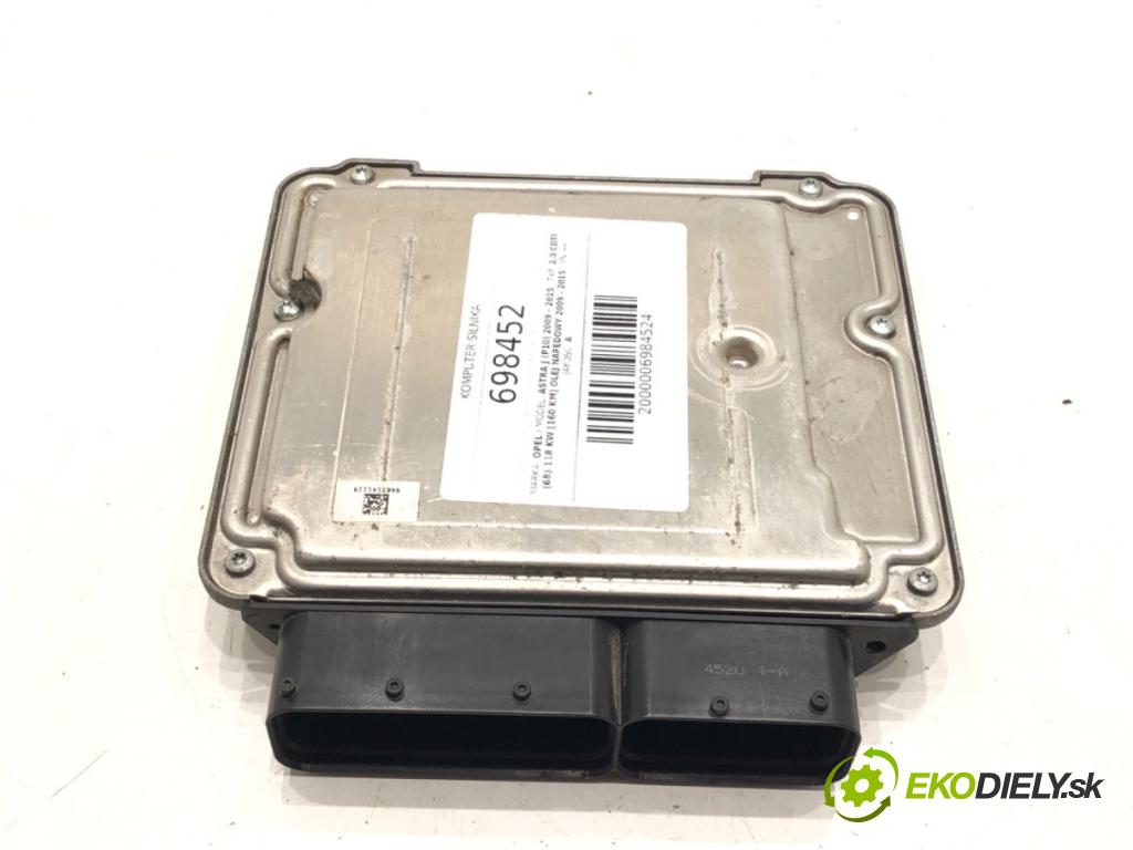 OPEL ASTRA J (P10) 2009 - 2015    2.0 CDTI (68) 118 kW [160 KM] olej napędowy 2009 - 2015  riadiaca jednotka Motor 55577674 0281017452 (Riadiaca jednotka)