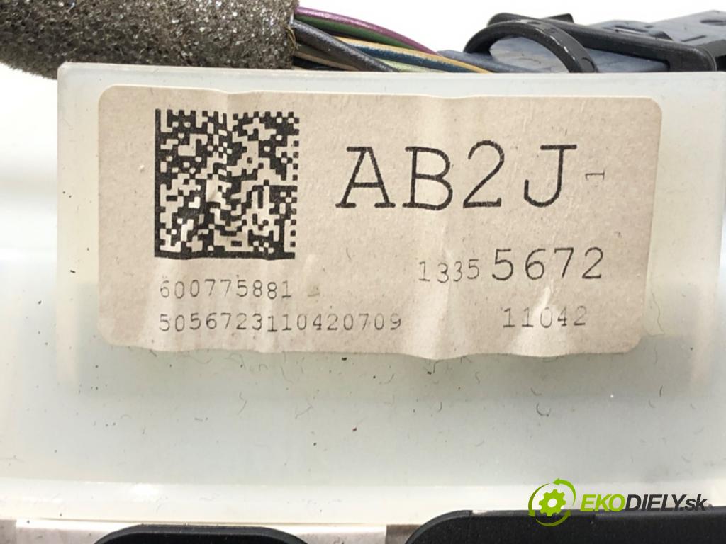 OPEL ASTRA J (P10) 2009 - 2015    2.0 CDTI (68) 118 kW [160 KM] olej napędowy 2009 - 2015  Prístrojovka 13355672 (Prístrojová doska, displej)