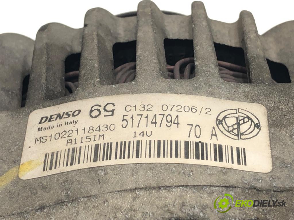 FIAT GRANDE PUNTO (199_) 2005 - 2022    1.2 48 kW [65 KM] benzyna 2005 - 2022  Alternátor 51714794 (Alternátor)
