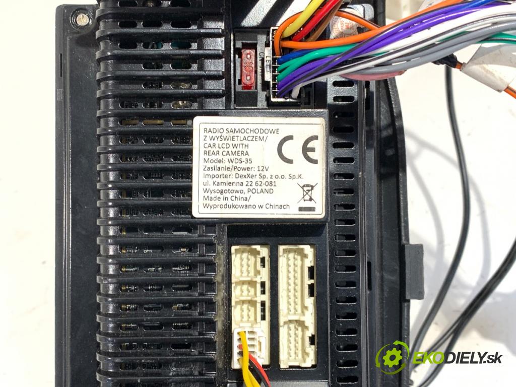 HYUNDAI ix35 (LM, EL, ELH) 2009 - 2022    1.7 CRDi 85 kW [116 KM] olej napędowy 2010 - 2022  RADIO WDS-35 (Audio zariadenie)