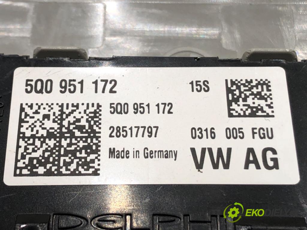 SKODA KODIAQ (NS7, NV7, NS6) 2016 - 2022    2.0 TSI 4x4 140 kW [190 KM] benzyna 2019 - 2022  Priehradka, kastlík čalunenie SOS 3V0868837C