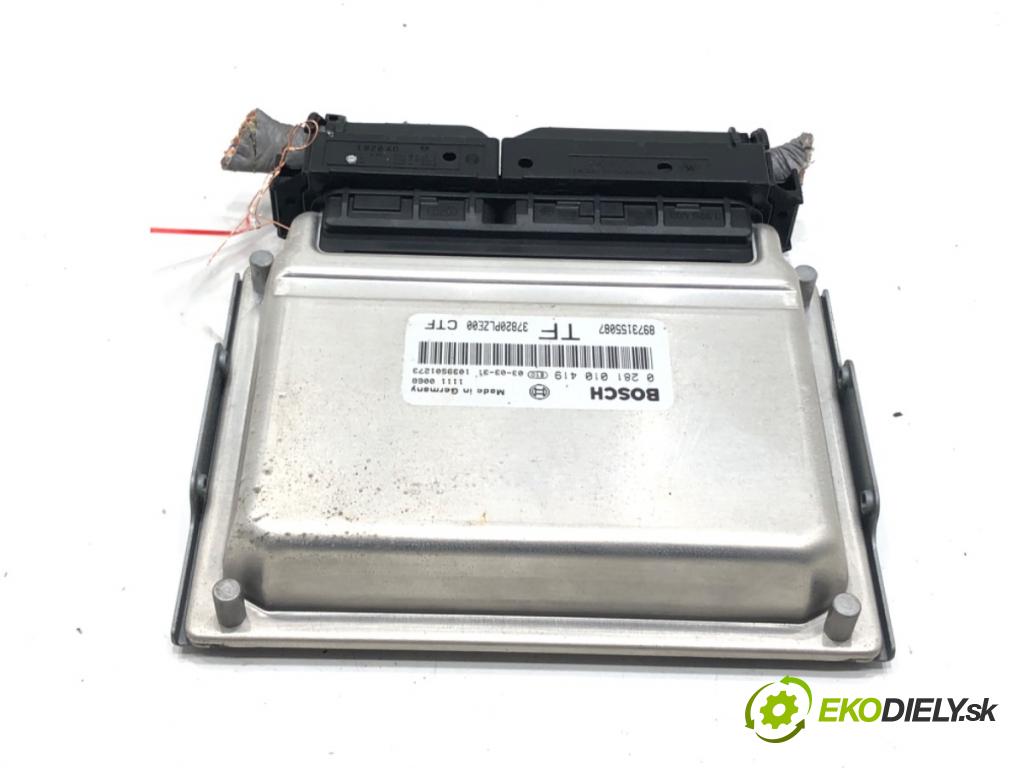 HONDA CIVIC VII Hatchback (EU, EP, EV) 2000 - 2006    1.7 CTDi (EP4) 74 kW [100 KM] olej napędowy 2002 - 2005  riadiaca jednotka Motor 0281010419 (Riadiaca jednotka)