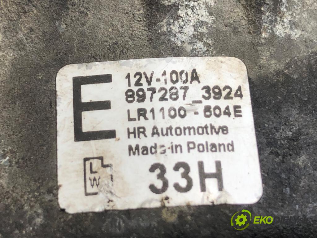 HONDA CIVIC VII Hatchback (EU, EP, EV) 2000 - 2006    1.7 CTDi (EP4) 74 kW [100 KM] olej napędowy 2002 - 2005  Alternátor 897287-3924 (Alternátor)