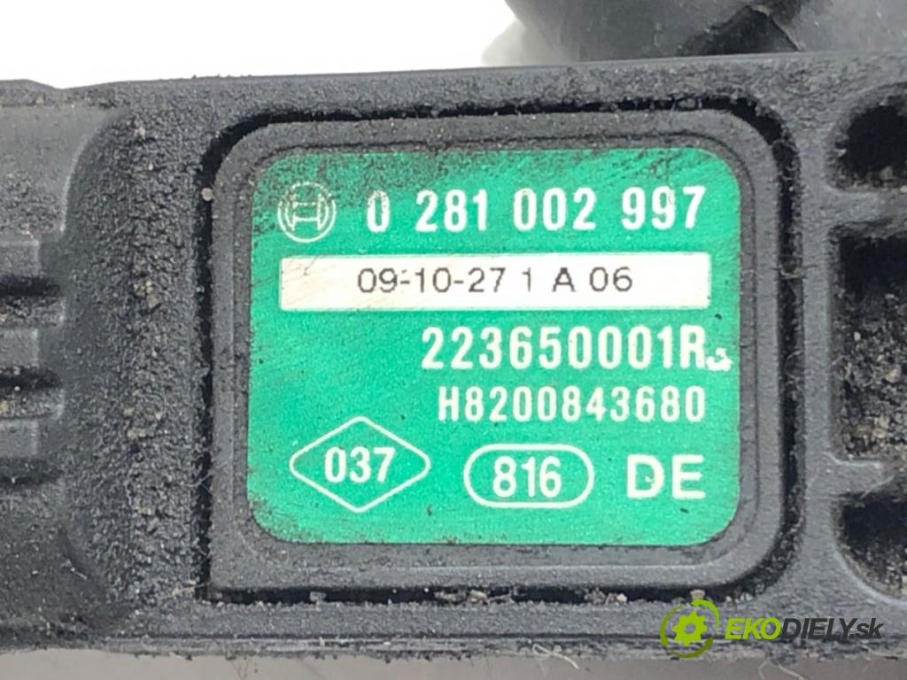 RENAULT MEGANE III Grandtour (KZ0/1) 2008 - 2022    1.4 TCe (KZ0F, KZ1V) 96 kW [130 KM] benzyna 2009 - 2022  MAP senzor 0281002997 223650001R (Ostatné)