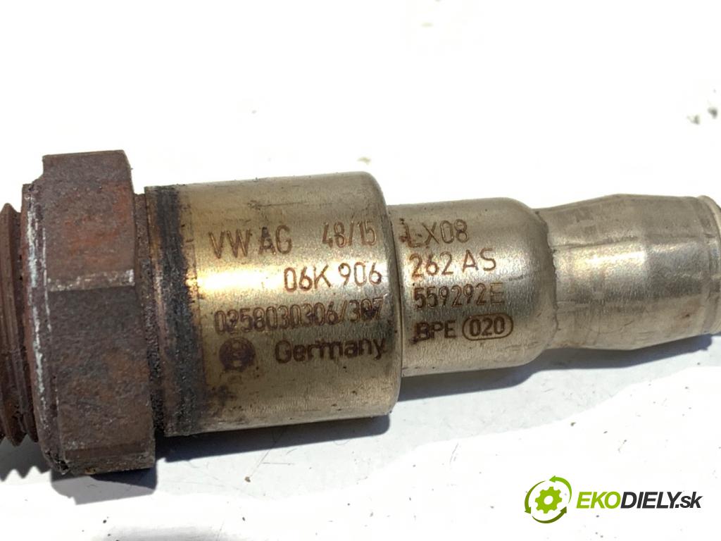 AUDI A3 (8V1, 8VK) 2012 - 2020    2.0 TFSI 140 kW [190 KM] benzyna 2016 - 2017  sonda lambda zad 06K906262AS (Lambda sonda)
