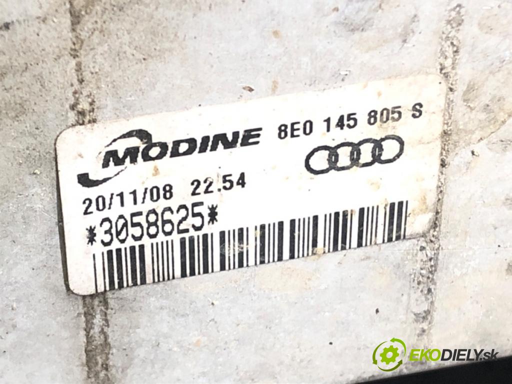 AUDI A4 B7 (8EC) 2004 - 2008    1.9 TDI 85 kW [116 KM] olej napędowy 2004 - 2008  intercooler 8E0145805S (Chladiče nasávaného vzduchu (intercoolery))