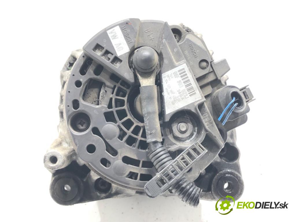 AUDI A4 B7 (8EC) 2004 - 2008    1.9 TDI 85 kW [116 KM] olej napędowy 2004 - 2008  Alternátor 06F903023J 0124525092 (Alternátor)