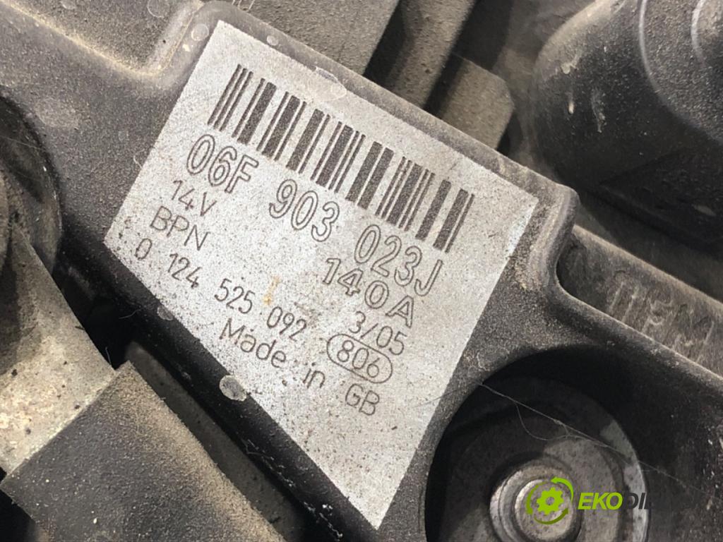 AUDI A4 B7 (8EC) 2004 - 2008    1.9 TDI 85 kW [116 KM] olej napędowy 2004 - 2008  Alternátor 06F903023J 0124525092 (Alternátor)