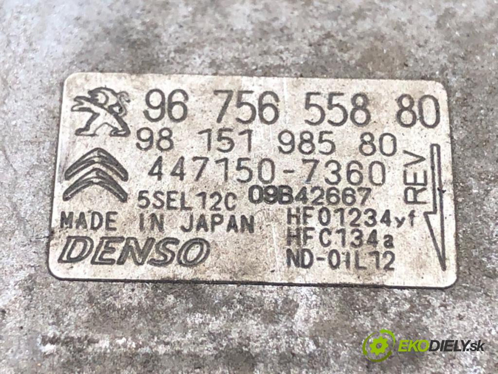 OPEL CROSSLAND X / CROSSLAND (P17, P2QO) 2017 - 2022    1.2 (75) 81 kW [110 KM] benzyna 2017 - 2022  Kompresor klimatizácie 9675655880 (Kompresor klimatizácie)