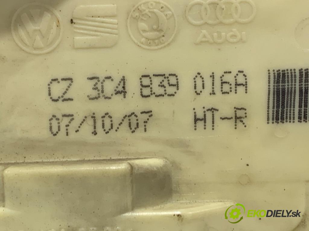 VW PASSAT B6 Variant (3C5) 2005 - 2011    2.0 TDI 103 kW [140 KM] olej napędowy 2005 - 2009  zámok dveře pravý zadní část 3C4839016A