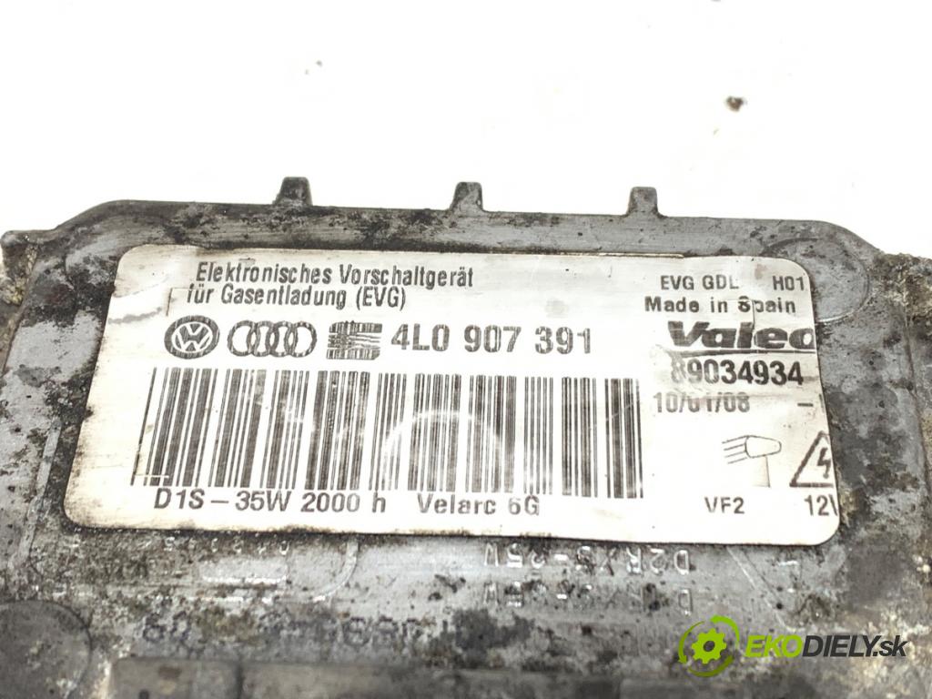 VW PASSAT B6 Variant (3C5) 2005 - 2011    2.0 TDI 103 kW [140 KM] olej napędowy 2005 - 2009  Menič XENON 4L0907391 (Riadiaca jednotka xenónu)