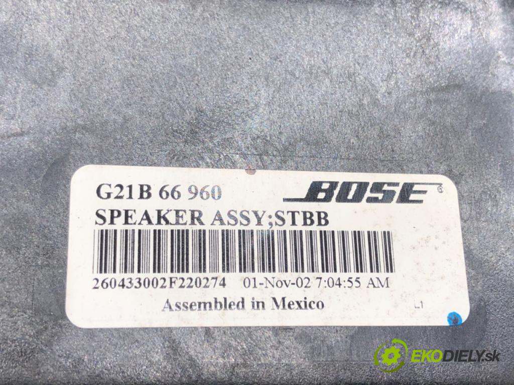 MAZDA 6 sedan (GG) 2002 - 2008    2.3 (GG3P) 122 kW [166 KM] benzyna 2002 - 2007  subwoofer G21B66960 (Audio zariadenie)