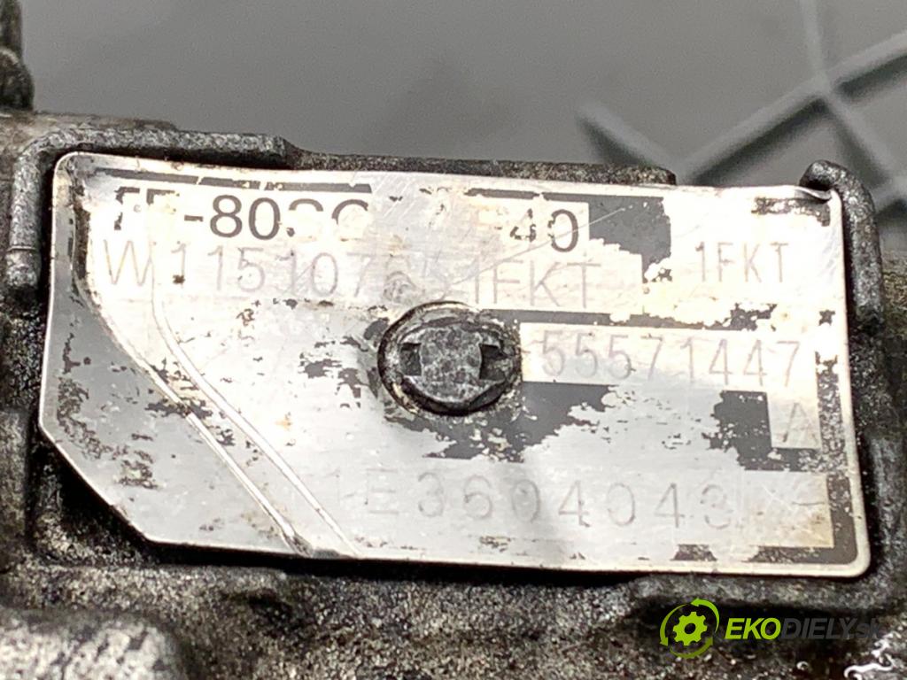 OPEL INSIGNIA A (G09) 2008 - 2017    2.0 CDTI (68) 96 kW [131 KM] olej napędowy 2008 - 2017  Prevodovka 55571447 (Prevodovka)