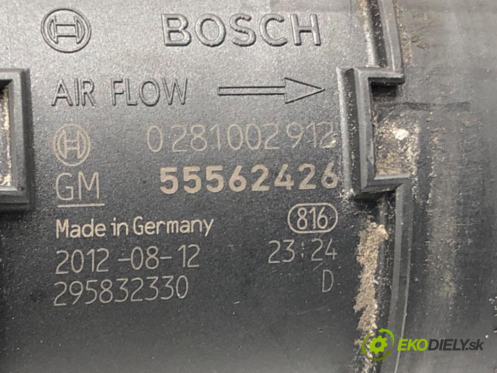 OPEL INSIGNIA A (G09) 2008 - 2017    2.0 CDTI (68) 96 kW [131 KM] olej napędowy 2008 - 2017  Váha vzduchu 55562426 (Váha vzduchu)