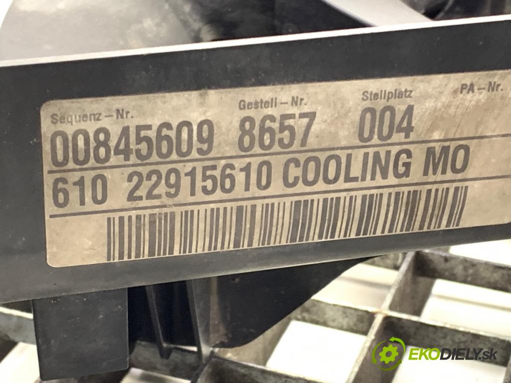 OPEL INSIGNIA A liftback 2012 96 kW 2.0 CDTI (68) 1956 ventilátor chladiče obal ventilátoru 22915610 00845609