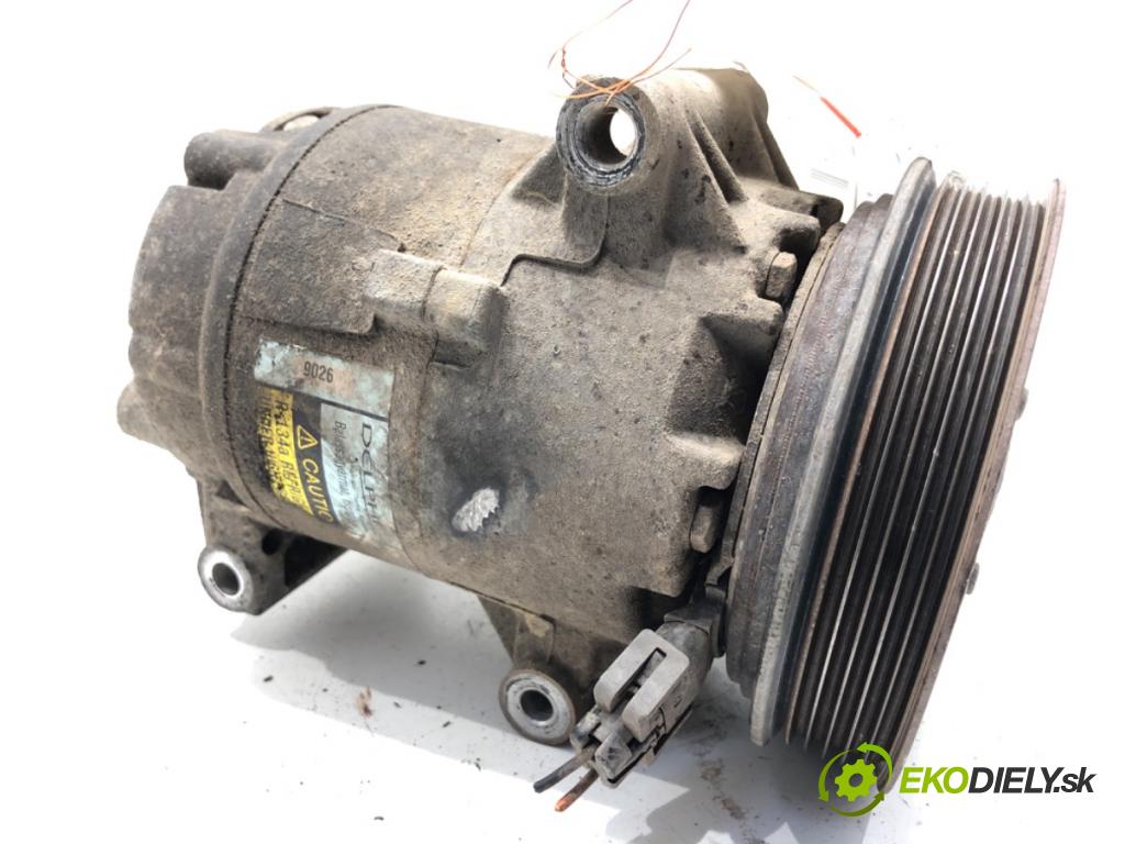 RENAULT MEGANE II (BM0/1_, CM0/1_) 2001 - 2012    1.6 16V (BM0C, CM0C) 83 kW [113 KM] benzyna 2002 - 2008  Kompresor klimatizácie 8200050141 (Kompresor klimatizácie)