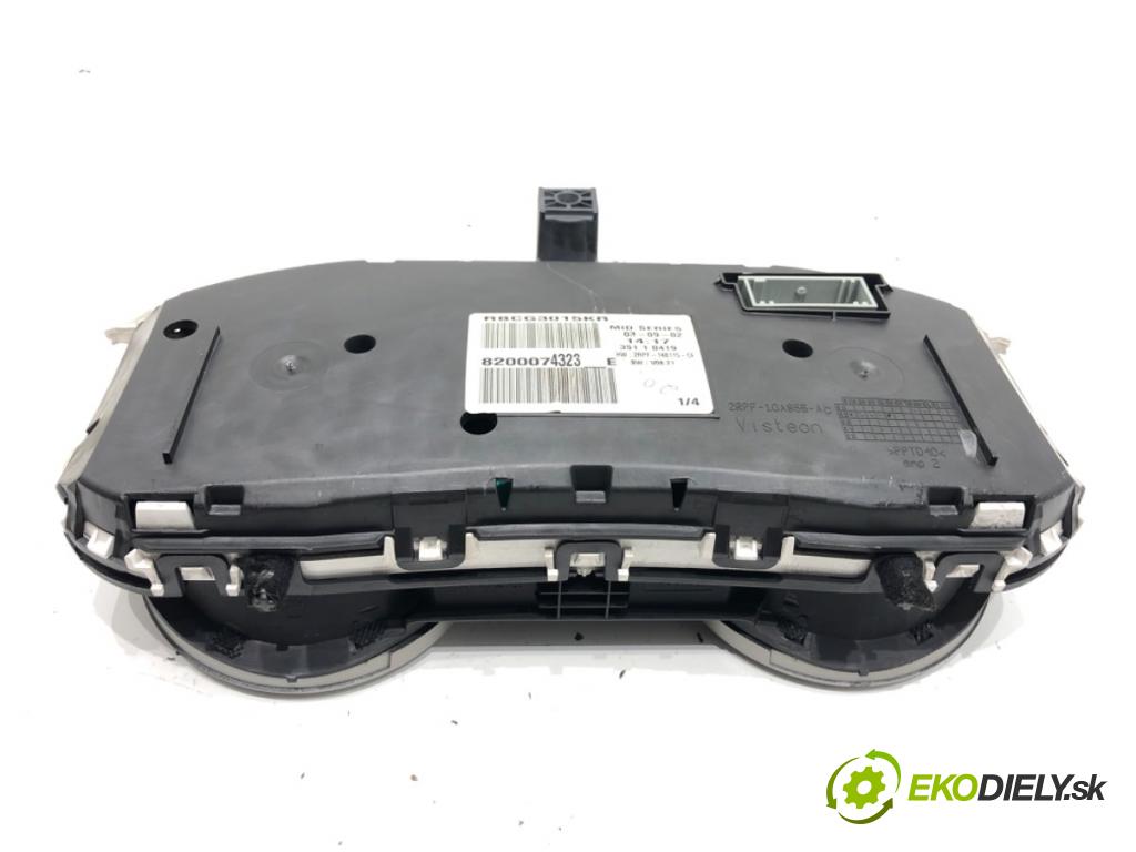 RENAULT MEGANE II (BM0/1_, CM0/1_) 2001 - 2012    1.6 16V (BM0C, CM0C) 83 kW [113 KM] benzyna 2002 - 2008  Prístrojovka 8200074323 (Prístrojová doska, displej)