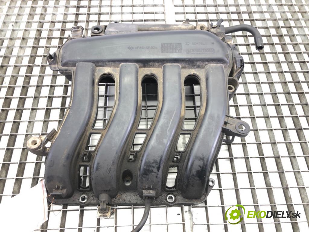 RENAULT MEGANE II (BM0/1_, CM0/1_) 2001 - 2012    1.6 16V (BM0C, CM0C) 83 kW [113 KM] benzyna 2002 - 2008  Potrubie sacie, sanie 8200275053 (Sacie potrubie)