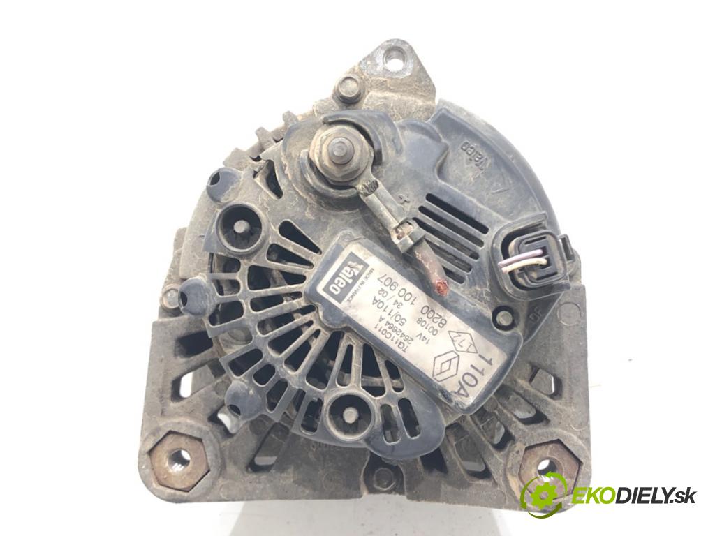 RENAULT MEGANE II (BM0/1_, CM0/1_) 2001 - 2012    1.6 16V (BM0C, CM0C) 83 kW [113 KM] benzyna 2002 - 2008  Alternátor 8200100907 (Alternátor)
