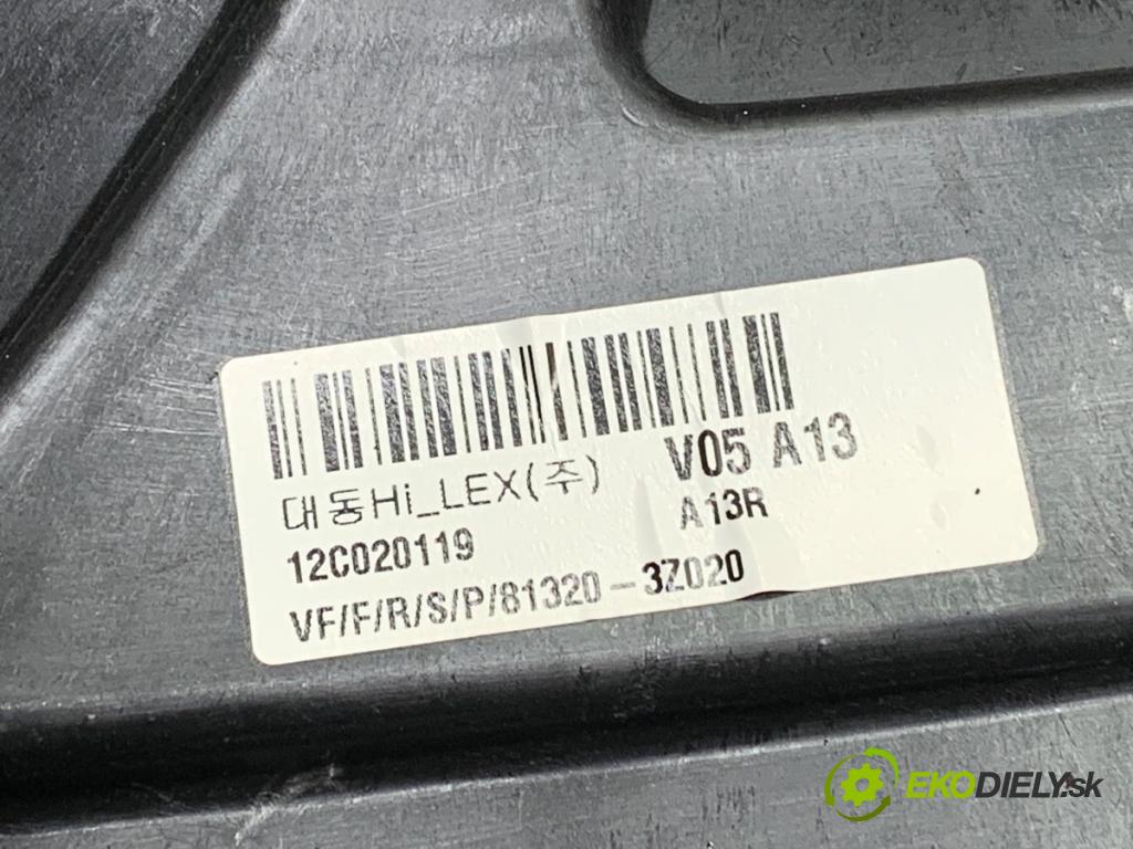 HYUNDAI i40 I (VF) 2012 - 2022    1.7 CRDi 100 kW [136 KM] olej napędowy 2012 - 2022  mechanismus okna pravý přední část 81320-3Z020