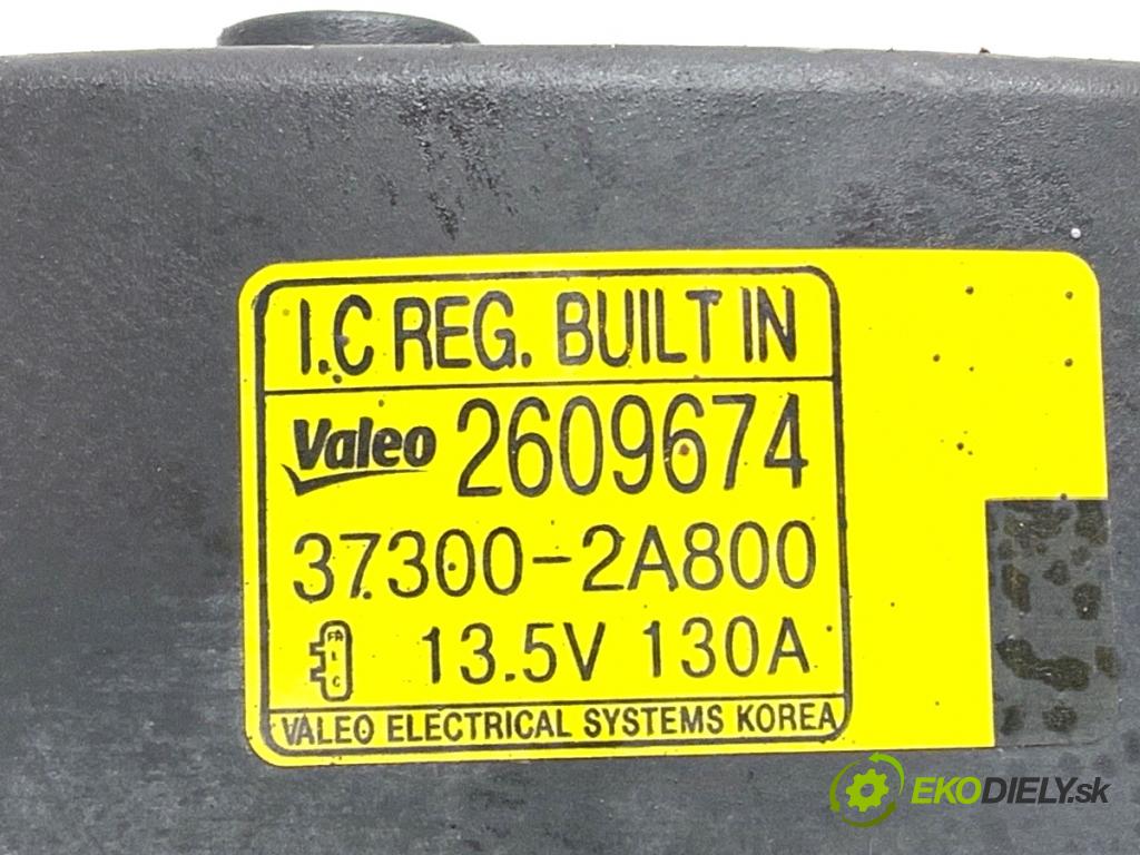 HYUNDAI i40 I (VF) 2012 - 2022    1.7 CRDi 100 kW [136 KM] olej napędowy 2012 - 2022  Alternátor 37300-2A800 (Alternátor)