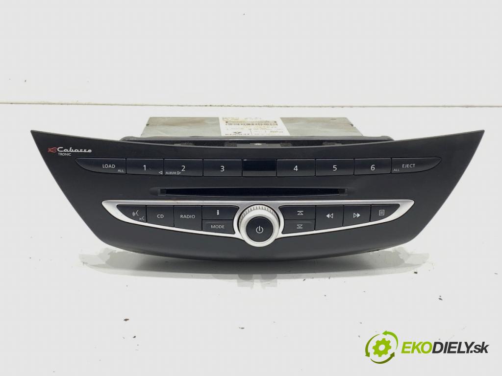 RENAULT LAGUNA III (BT0/1) 2007 - 2015    2.0 dCi (BT07, BT0J, BT14, BT1A, BT1S) 96 kW [131 KM] olej napędowy 2007 - 2015  RADIO 281150017R (Audio zariadenie)