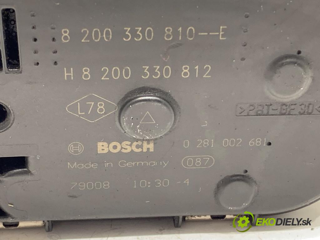 RENAULT LAGUNA III (BT0/1) 2007 - 2015    2.0 dCi (BT07, BT0J, BT14, BT1A, BT1S) 96 kW [131 KM] olej napędowy 2007 - 2015  Škrtiaca klapka 8200330810E (Škrtiaca klapka)