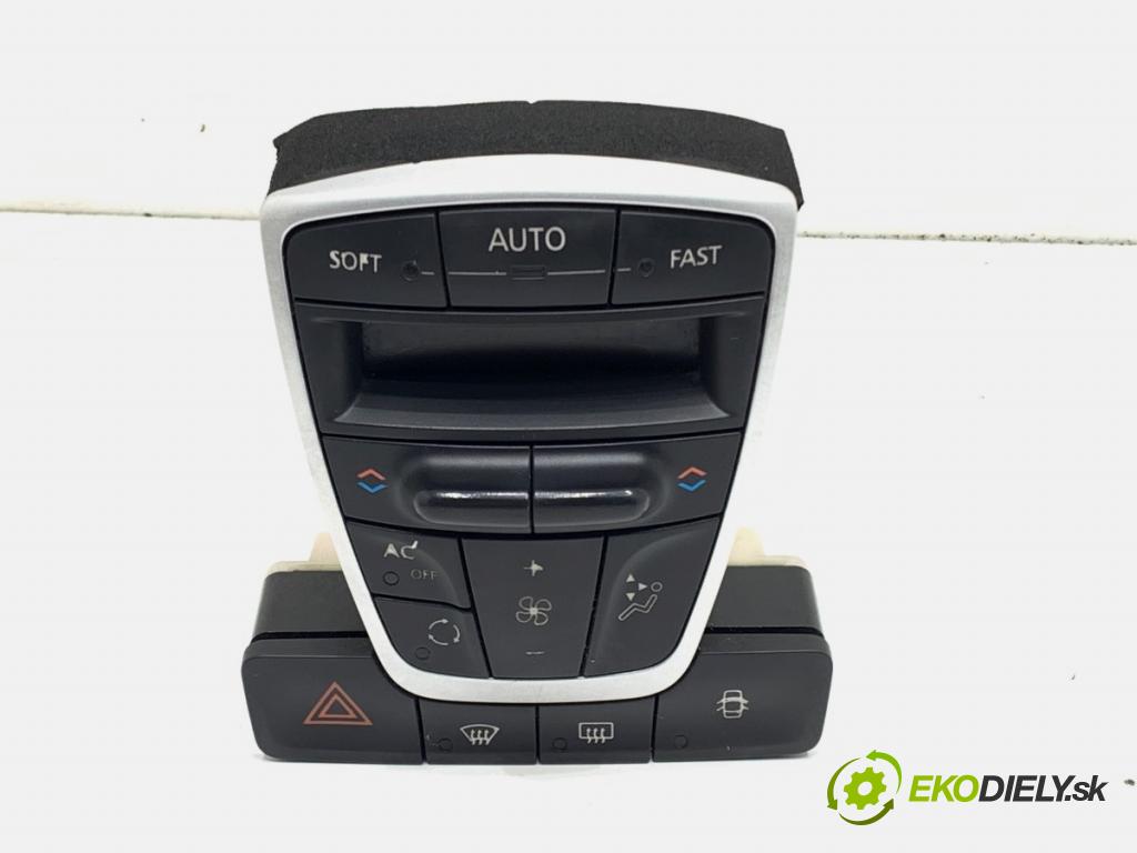 RENAULT LAGUNA III (BT0/1) 2007 - 2015    2.0 dCi (BT07, BT0J, BT14, BT1A, BT1S) 96 kW [131 KM] olej napędowy 2007 - 2015  Panel ovládania kúrenia 275100002R (Prepínacie páčky pod volantom)
