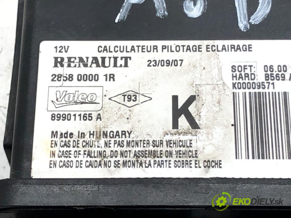 RENAULT LAGUNA III (BT0/1) 2007 - 2015    2.0 dCi (BT07, BT0J, BT14, BT1A, BT1S) 96 kW [131 KM] olej napędowy 2007 - 2015  Modul svetiel 285800001R (Riadiaca jednotka ostatné)