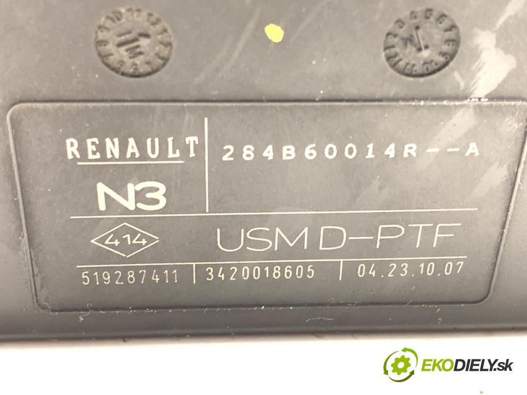 RENAULT LAGUNA III (BT0/1) 2007 - 2015    2.0 dCi (BT07, BT0J, BT14, BT1A, BT1S) 96 kW [131 KM] olej napędowy 2007 - 2015  modul BSI 284B60014R (Pojistkové skříňky)