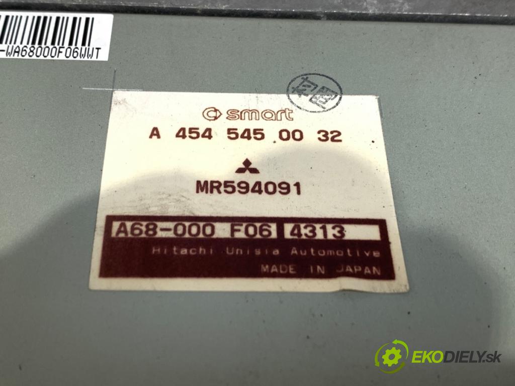 SMART FORFOUR (454) 2004 - 2006    1.1 (454.030) 55 kW [75 KM] benzyna 2004 - 2006  Modul servočerpadlo A4545450032 (Riadiaca jednotka ostatné)