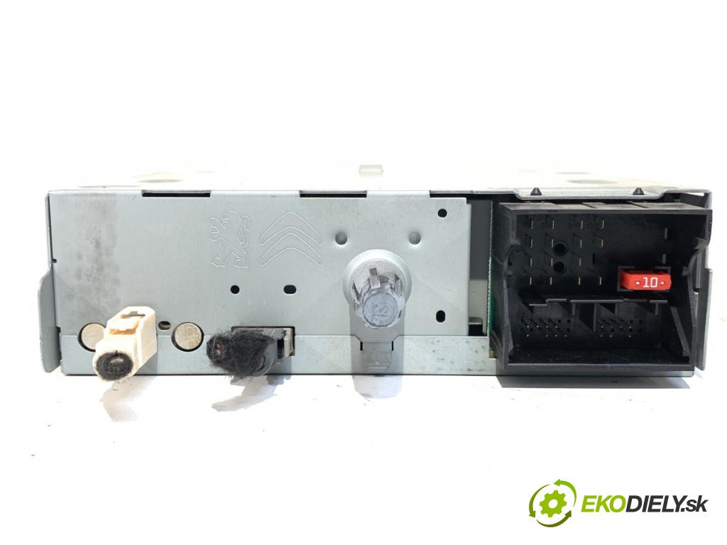 CITROEN C4 II (NC_) 2009 - 2022    1.6 HDi 115 84 kW [114 KM] olej napędowy 2012 - 2022  RADIO 9808620980 (Audio zariadenie)