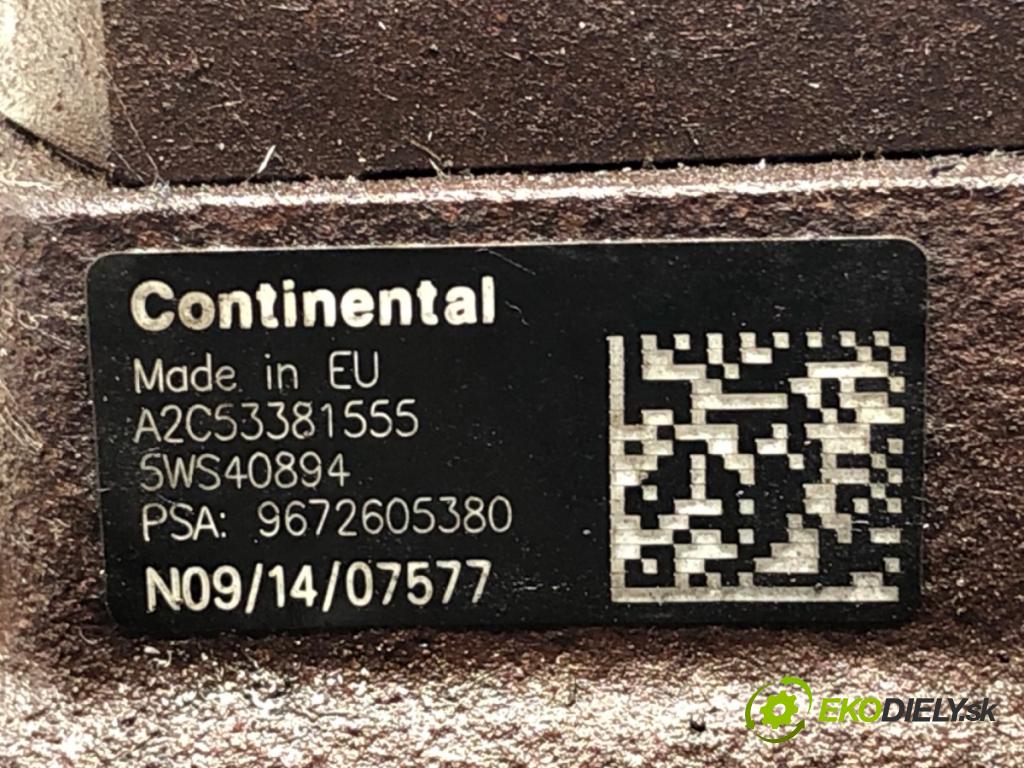 CITROEN C4 II (NC_) 2009 - 2022    1.6 HDi 115 84 kW [114 KM] olej napędowy 2012 - 2022  Pumpa vstrekovacia 9672605380 (Vstrekovacie čerpadlo)