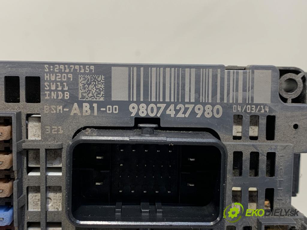 CITROEN C4 II (NC_) 2009 - 2022    1.6 HDi 115 84 kW [114 KM] olej napędowy 2012 - 2022  Modul BSM 9807427980 (Riadiaca jednotka ostatné)