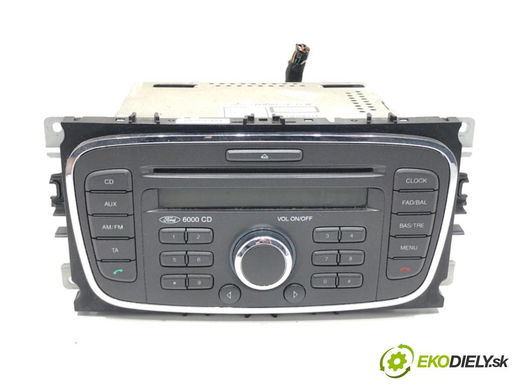 FORD FOCUS II (DA_, HCP, DP) 2004 - 2013    2.0 TDCi 100 kW [136 KM] olej napędowy 2004 - 2012  RADIO 7M5T-18C815-BA (Audio zariadenie)
