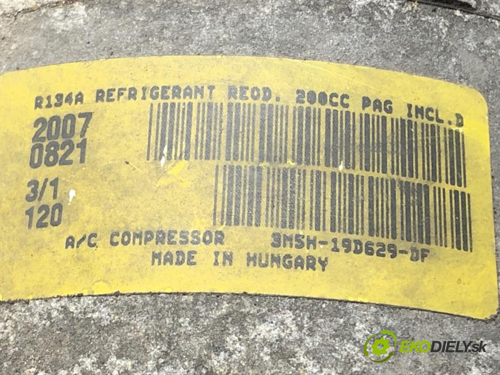 FORD FOCUS II (DA_, HCP, DP) 2004 - 2013    2.0 TDCi 100 kW [136 KM] olej napędowy 2004 - 2012  Kompresor klimatizácie 3M5H-19D629-DF (Kompresor klimatizácie)